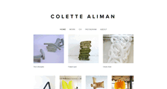 Desktop Screenshot of colettealiman.com